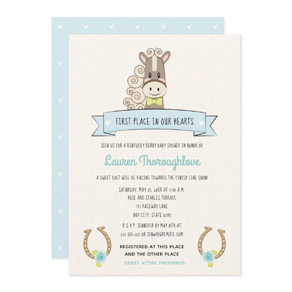 Derby Horse Baby Boy Shower
