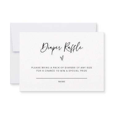 Diaper Raffle Baby Shower Activity Game Card F201