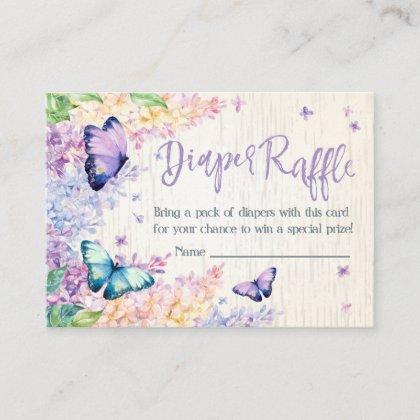 Diaper Raffle | Baby Shower Invitation Insert Card