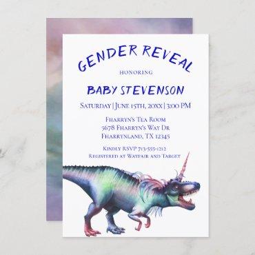 Dinocorn Gender Reveal | Roaring Unicorn Dinosaur