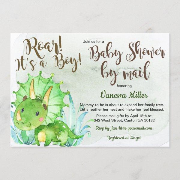 Dinosaur Baby Shower by Mail