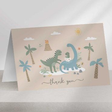 Dinosaur Thank You Card