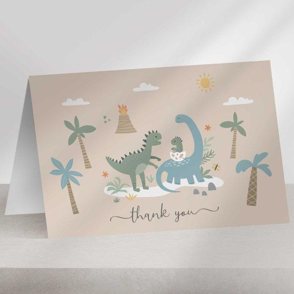 Dinosaur Thank You Card