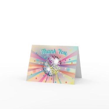 Disco Ball Baby Shower Groovy Thank You