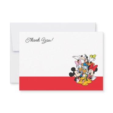 Disney's Mickey and Friends Baby Shower Thank You Card