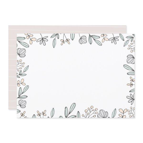 DIY Blank Delicate Floral Design