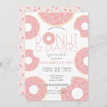 Donut & Diapers Sprinkle Pink