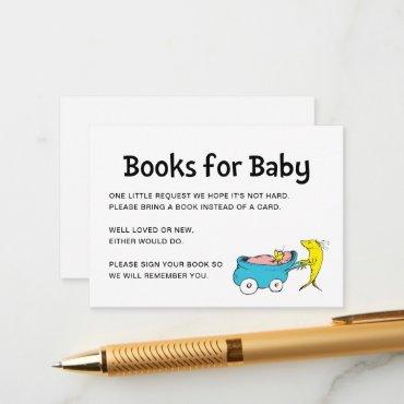 Dr. Seuss | One Fish - Boy Baby Shower Insert Card