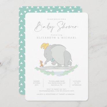 Dumbo & Timothy Q. Mouse Baby Shower Invitation