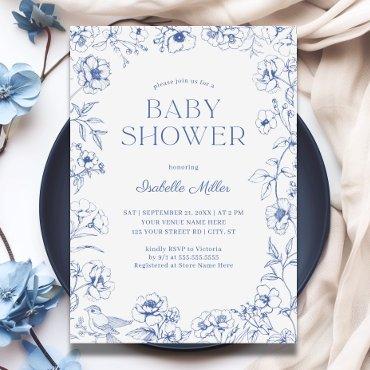 Dusty Blue Chinoiserie Boy