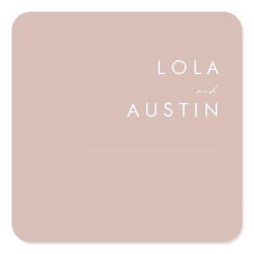 Dusty Boho | Rose Wedding Envelope Seals