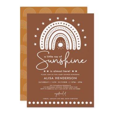 Earthy Terracotta Rainbow & Sunshine