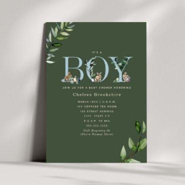 Easter Bunny Eggs Green Boy