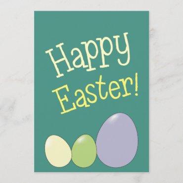 Easter  Pastel Eggs Hunt Invite