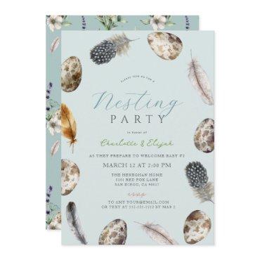 Eggs & Feathers Blue Nesting Party