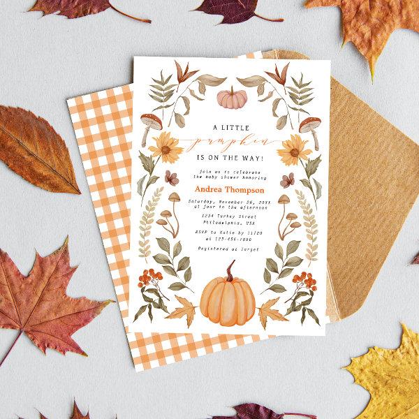 Elegant A Little Pumpkin Autumn Leaves