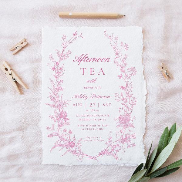 Elegant Afternoon Tea Party Girl