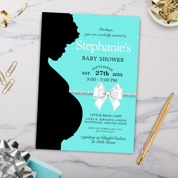 Elegant Aqua Glam Ethnic Tiffany