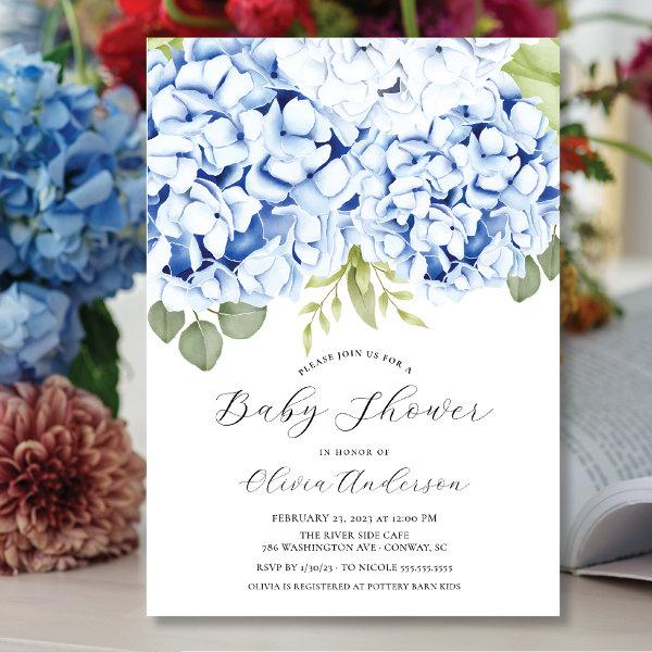 Elegant Blue Hydrangea