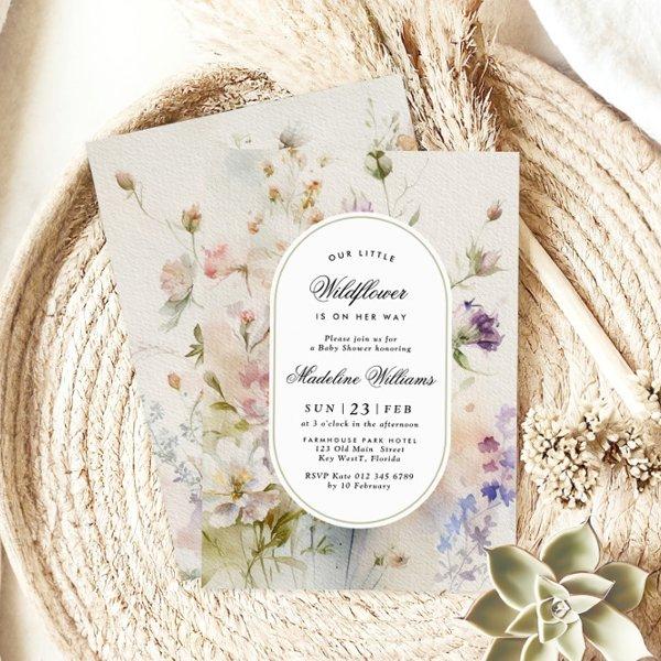 Elegant Boho Little Wildflower