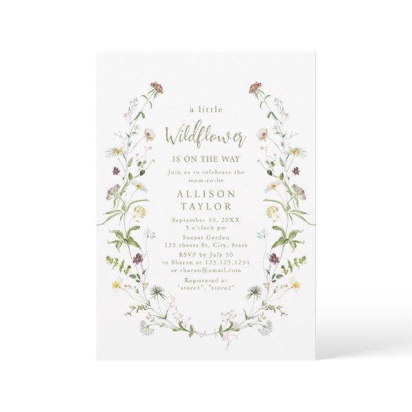 Elegant Little Wildflower Rustic Boho