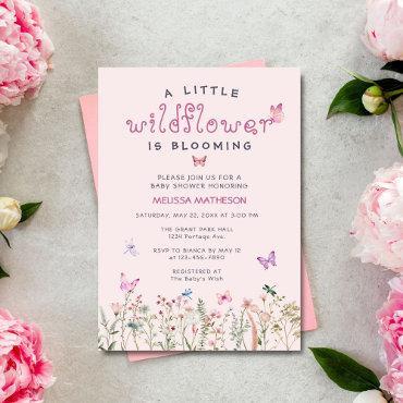 Elegant Little Wildlfower Boho Girl