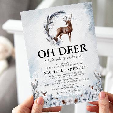 Elegant Oh Deer! Winter Gender Neutral