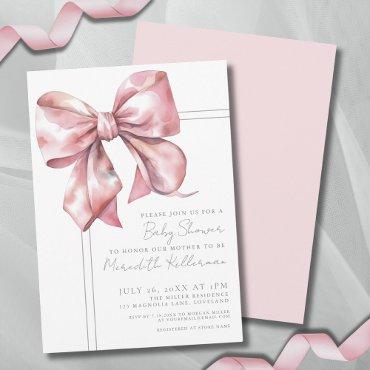 Elegant Pink Bow