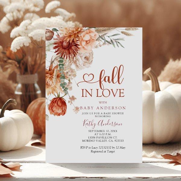 Elegant Rustic Wildflower Fall in Love