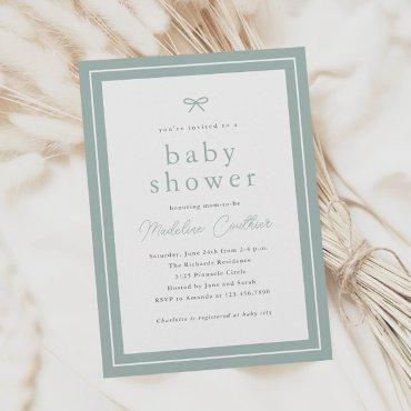 Elegant Simple Sage Gender Neutral