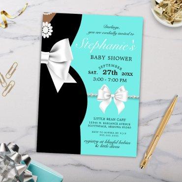 Elegant Teal Blue Ethnic Tiffany Theme