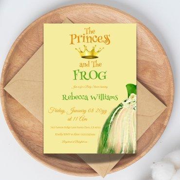 Elegant Yellow and Green Frog Princess