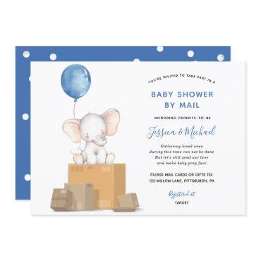 Elephant Boy Baby Shower by Mail