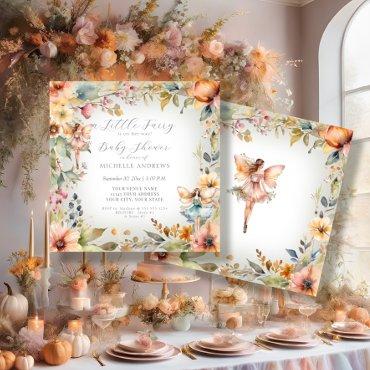 Enchanted Fairy Fall Floral Mint Girl