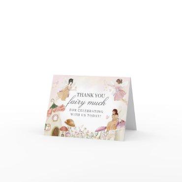 Enchanted Fairy Thank You Card Birthday or Baby
