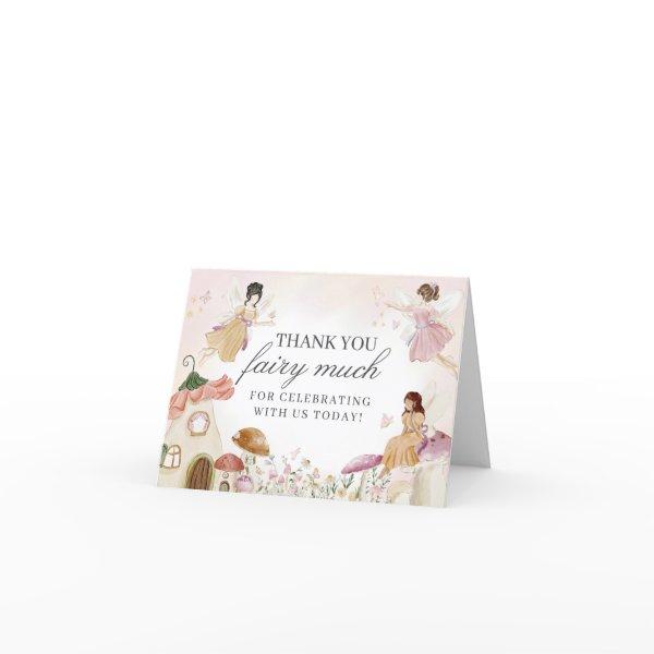 Enchanted Fairy Thank You Card Birthday or Baby