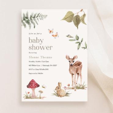 Enchanted Forest Animals Baby Shower