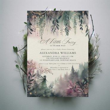 Enchanted Forest Mountains Fairy Girl