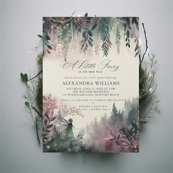 Enchanted Forest Mountains Fairy Girl