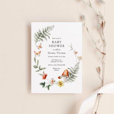 Enchanted Forest Mushroom Baby Shower