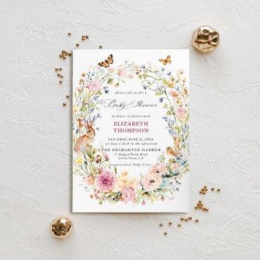 Enchanted Garden Bunny Bird Butterfly