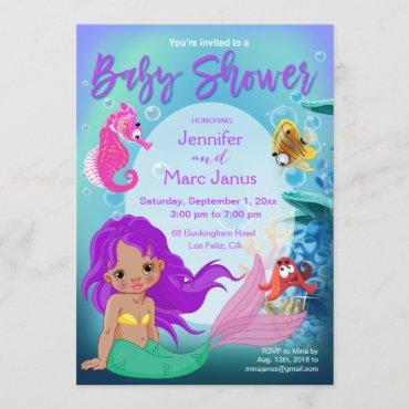 Ethnic Baby Mermaid Underwater Fantasy