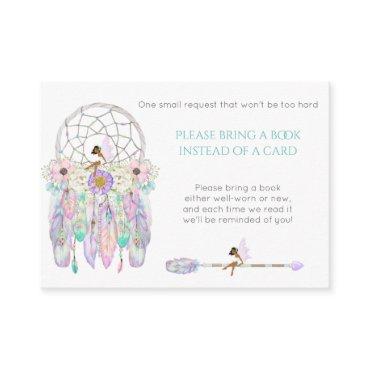 Ethnic Fairy Dream Catcher Shower Book Request Enc Enclosure Card