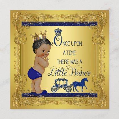 Ethnic Once Upon a Time Prince Baby Shower Invitation