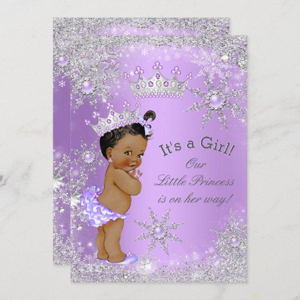 Ethnic Princess Baby Shower Lavender Wonderland