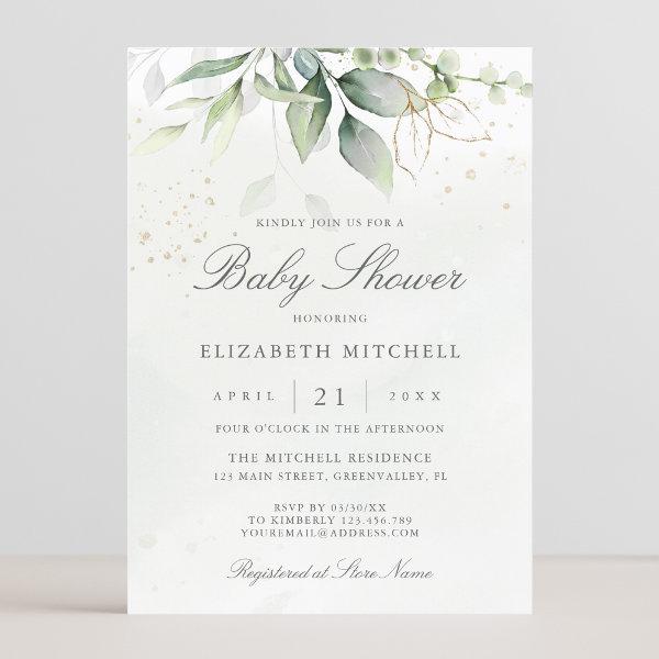 Eucalyptus Botanical Gold Modern