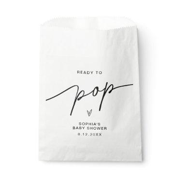 EVERLEIGH Ready To Pop Popcorn Baby Shower Favor Bag
