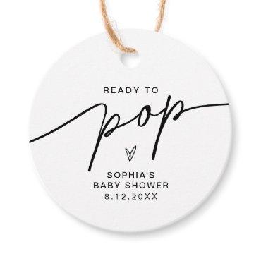 EVERLEIGH Ready To Pop Popcorn Favor Sticker Favor Favor Tags