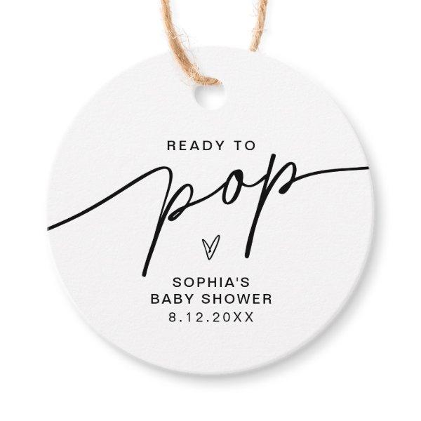 EVERLEIGH Ready To Pop Popcorn Favor Sticker Favor Favor Tags