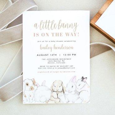 EVIE Cute Pastel Watercolor Bunny